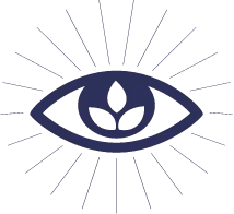 Energetic Trauma Healing Icon Blau, Allsehendes Auge