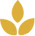 Blüten Icon in gold